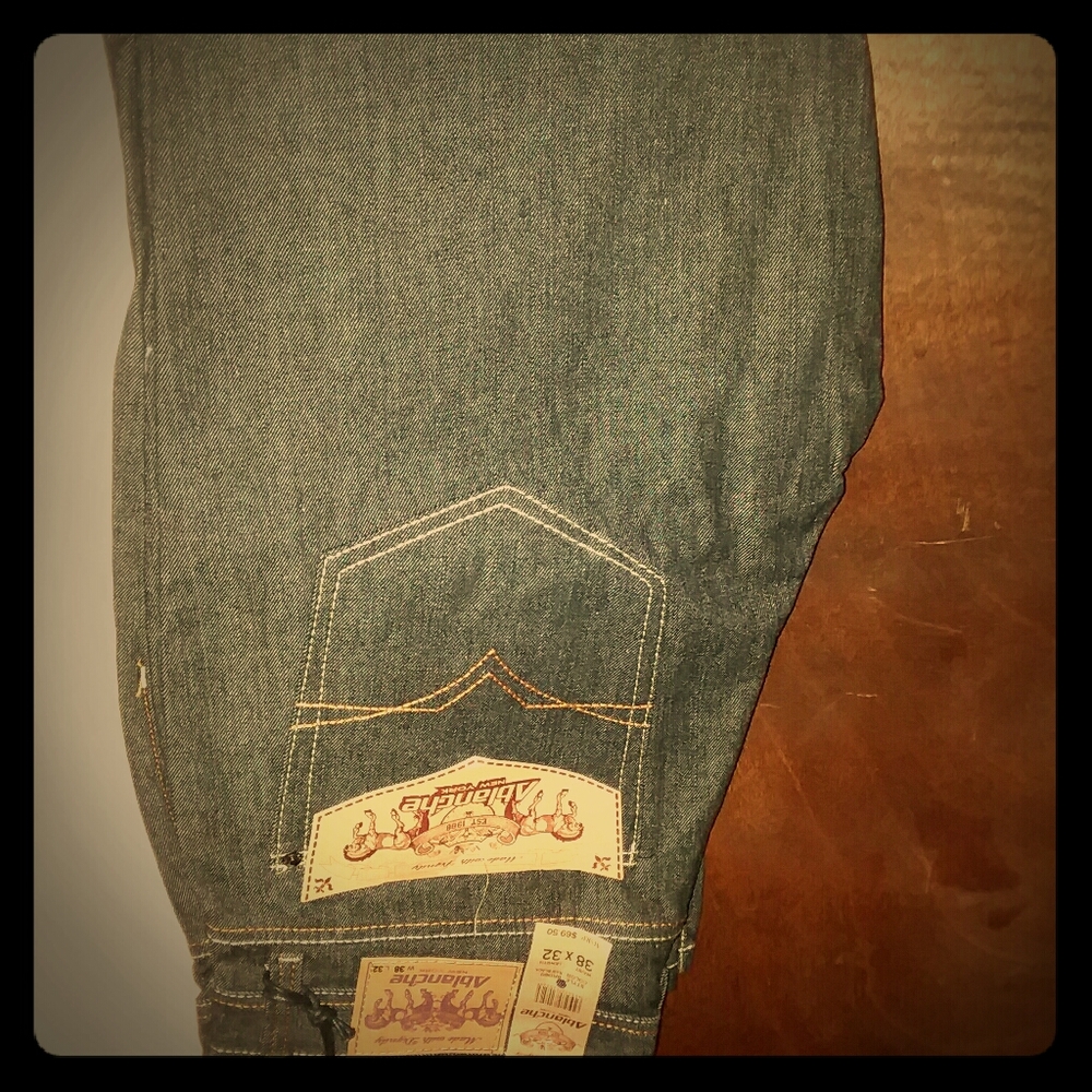 Ablanche  Raw Dark Denium Jeans